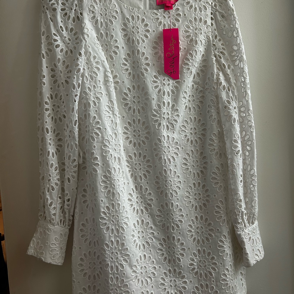 White Eyelet Dress